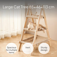 Multi-Functional Cat Tree with Sisal Scratching Post