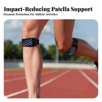 Patellar Tendon Knee Strap Shock Absorption Reduces Impact Patellar Support Band Brace for Runners, Athletes, Basketball, Running, Workout
