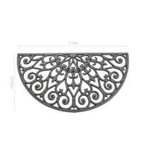 Cast Iron Mat Heavy Duty Anti Slip Stair Mat Easy to Clean Household Decor for Outdoor