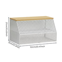 Countertop Dish Cover Mesh Food Storage Rack -Saving Multi-Layer Food Cabinet for Dining Room