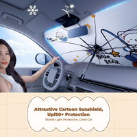 Car sun shield, adjustable sun shield, universal fit for infant and kids side panes