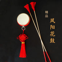 厂家直销 精品 凤阳花鼓 双条鼓 民俗鼓 打花鼓 正宗山羊皮 花鼓