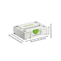 Stackable tool box with tray.