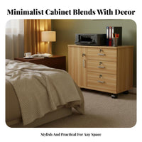 2-Drawer Locking Bedside Table space-saving Size Nightstand with Drawers for Students