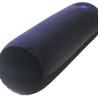Portable Inflatable Cylindrical Flocked Pillow