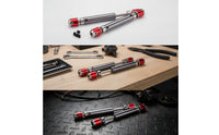2 Pieces Telescopic Center Drive Shafts Easy to Install RC Crawler Drive Shafts Long-Lasting Heavy Duty