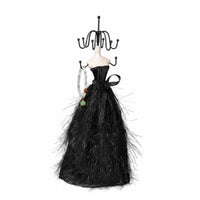 Elegant Dress Form Jewelry Stand Boutique Design Mannequin Jewelry Holder Decorative Dress Mannequin Stand Space Saving for Showcase