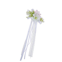 Artificial Flower Decoration with Lace Long-Lasting Bouquet with Ribbon Lifelike