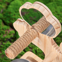 Bird Stand with Cups billowyShaped Tree Bird Stand