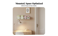 Over-the-Door Book rack Space-Saving Hanging Storage Sturdy Construction