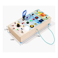 Steering Wheel Board LED Lights Car Dashboard Toy Fine Movement Skills