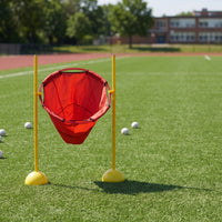 Detachable Sandbag Toss Target with Net Water-Fillable Throwing Target Frame Portable Yard Game Allcomplete Set for Children, Toddlers, Backyard, Kindergarten, Playroom