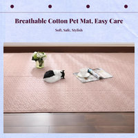 Pet cooling mat, non-slip cotton
