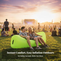 Air-Filled Lounger small Wind-Filled Lazy Bag Water resistant for trip, Families