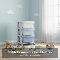 Multi-Tier Shelf with Bins Large Capacity Storage Center with Bins and Shelves