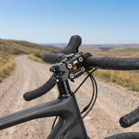 90mm Dampening Stem Tunable Shock-Absorbing Stem Lightweight Two-Wheeler Component Long-Lasting for Commuters