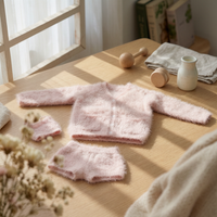 Doll Cardigan with Camisole Fuzzy Clothing Furry for Photo Shoots