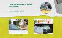 Car Top Devil Horns & Sprout Decoration Motorcycle Accessory