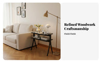 Multi-Tier Accent Table Space-Saving Wavy Multi-Tier Accent Table Adaptable Use Timelesstimeless-Era-Inspired Design