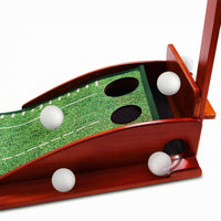 Automatic Ball Return Putting Mat Two Hole Design Golf Practice Green