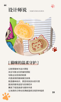 小猫双层沥水篮洗水果沥水篮带手柄家用精致果盘沥水筐洗菜备菜