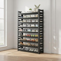 Multi-Tier Shoe Rack Standing Multi-Tier Shoe Shelf Steel Frame for Entryway, Hallway, Closet