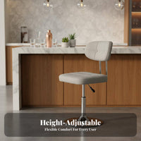 Adjustable rotating Stool with Armrests Sturdy Base for Bar, Home, Business Owners