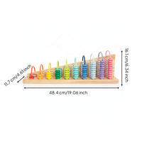 Educational Math Board Hands-on Learning Educational Math Toy Slanted Addition Subtraction Board for Young Learners