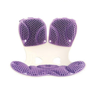 Universal Fit TPE Honeycomb Back Support Cushion Breathable Sedentary Relief Cushion Lightweight for Adults, Students, Classroom, Car, Floor