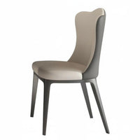 Upholstered Dining Chair Modern Design Curvedsupport Dining Chair Ergonomic Supportrest Gilded Legs for Adults, Restaurant