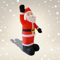 Freestanding Inflatable Santa Saint Tall Inflatable Santa Outdoor Seasonal for Porch, Storefront