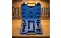 Pulley Remover and Installer Set Heavy Duty Pulley Puller Installer Tool Set Power Steering Puller Kit with Case for Garage