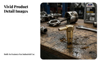 Hose Barb Fuel Tank Vent Valve Male NPTF Threads Rollover Vent Valve Hex Top Auto Part Sealing Sealing Gasket Included