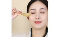 Smooth Facial Massage Stick Polished Body Massage Stick Slender Gua Sha Tool Teardrop-Shaped for Self-Care, Relaxation