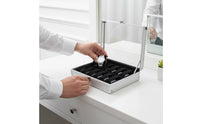 12 Compartment Watch Box Spacious Compartments Aluminum Watch Case Individual Item Storage Debris-Resistant Scuff Protection
