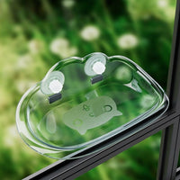 Hanging Cat Bed with Suction Cup Cat Bed Mount, Dome Shaped Indoor Cat Hammock for Window, Sunbathing Perch for Lounging, 500*305*200mm Size