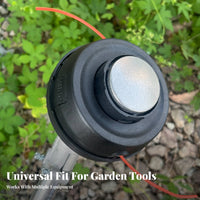 Aluminum Alloy Universal String Trimmer Head Easy Load Grass Cutter Replacement Head Heavy Duty for Weeding
