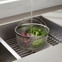 Stainless Steel Colander Easy to Clean Mesh Strainer Basket Long-Lasting