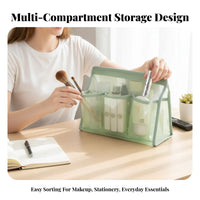 Multi-Compartment organizer Compartmentalized Design Divided Storage container for Bedroom