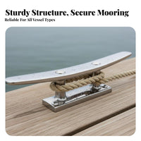 Stainless Steel Anchor Cleat Stainless Steel Dock Cleat Boat Hardware Anti-Rust Mirror Polished