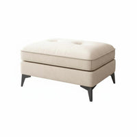 Low Upholstered Sitting Pier Multi-Functional Footrest adaptable for Living Room