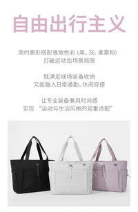 跨境网球包羽毛球包运动健身包单肩包女子户外运动包大容量托特包