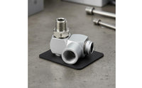 Omnidirectional 1/4 NPT Air Hose Swivel Fitting Leak-Proof 360 Degree Pneumatic Swivel Joint High-Quality Aluminum Universal Pneumatic Rotary Connector for Workshop, Garage