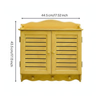 Electric Meter Cover Handmade Retro Shutter Panel Cover Easy to Install