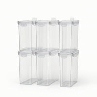 6 Pieces 3D Printer Filament Storage Box Moisture-Resistant Filament Storage Box Dust-Protected Clear for Makers, Desktop