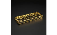Keyboard Case with Light-Diffusing Plate Hollow Lattice Aluminum Keyboard Case for Desk Setup