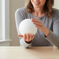 4 Inch Polystyrene Ball DIY Even Foam Sphere Lightweight for Party Decor