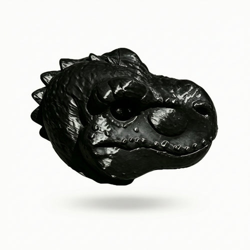 Dinosaur Head Squirrel Feeder Lightweight Creature Head Hanging Squirrel Feeder Pre-Assembled for Garden, Patio