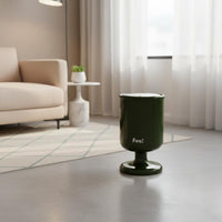 Goblet Shaped Trash Can High Capacity Pedestal Trash Can with Lid for Bedroom