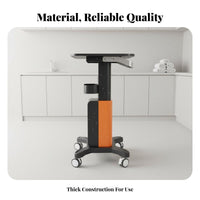 Cosmetic Instrument Trolley 360° Rotating Wheels Cart Esthetician Trolley Cart Sturdy Construction for Hospital